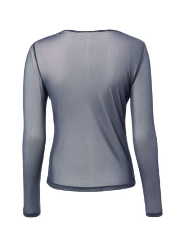MOSS COPENHAGEN Mesh-Langarmshirt MSCHJanie Illenora in anthrazit