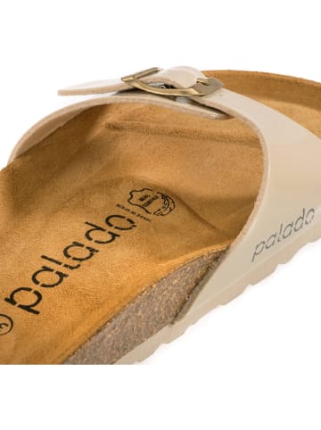 Palado Pantoletten Malta Lack in Beige
