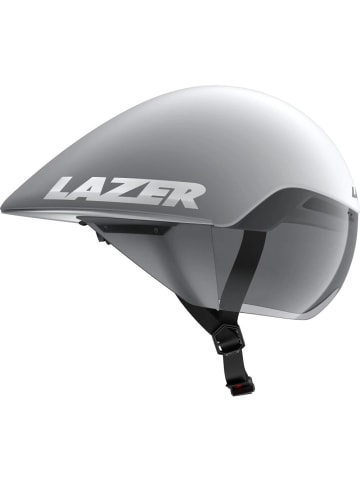 BASIL Helm Volante KinetiCore Triathlon/Zeitfahren Matte White Silver (S) -