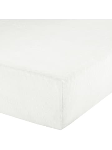 Erwin Müller Frottee Spannbettlaken Füssen in weiß