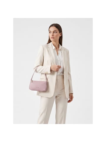 Lazarotti Bologna Leather Pochette Schultertasche Leder 22 cm in rose