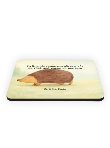 Mr. & Mrs. Panda Pinnwand Magnet Igel Herzen Design mit Spruch in Weiß