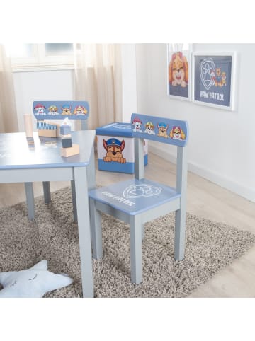roba Paw Patrol Kinderstuhl, Holz Grau/Blau, ab 18 Mon., mit Helden-Motiv