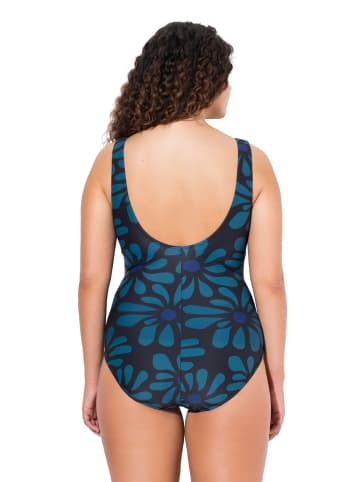 Ulla Popken Badeanzug in schwarz