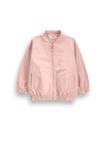 Coccodrillo Baumwoll-zipperjacke in gedämpftes Rosa