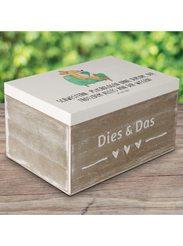 Mr. & Mrs. Panda Aufbewahrungsbox Schwestern Psychologen mit Spruch in Weiß