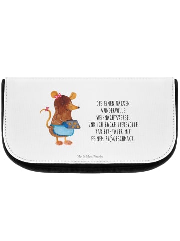 Mr. & Mrs. Panda Kosmetiktasche Maus Kekse mit Spruch in Weiß