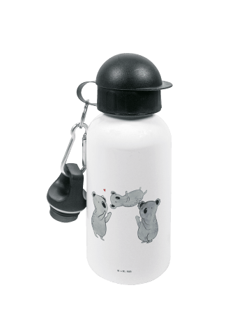 Mr. & Mrs. Panda Kindertrinkflasche Koalas Feiern ohne Spruch in Weiß