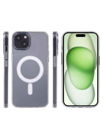Platyne MagSafe-Hülle iPhone 15 Plus in Transparent