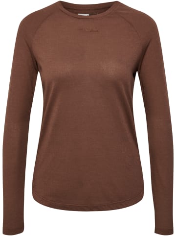 Hummel Hummel T-Shirt Hmlmt Yoga Damen Atmungsaktiv Leichte Design in NUTMEG