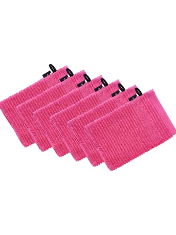 Vossen 6er Pack Waschhandschuh in prim rose