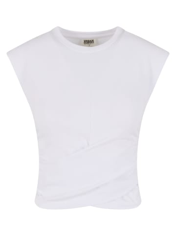 Urban Classics Cropped T-Shirts in white