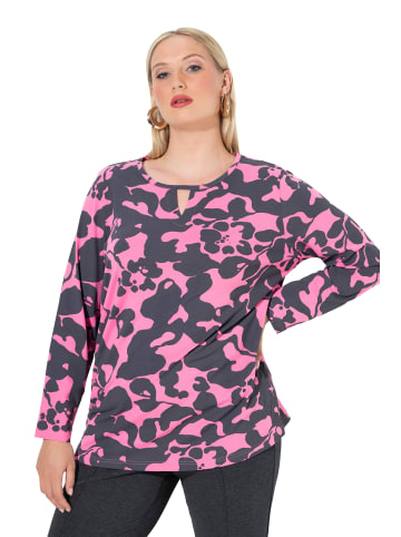 Ulla Popken Langarmshirt in asphalt