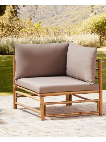 Beliani Sessel CERRETO in Braun/Beige - (W) 67 x (H) 80 x (L) 67 cm