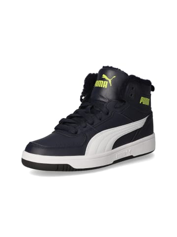 Puma High Sneaker REBOUND JOY FUR JR in Blau