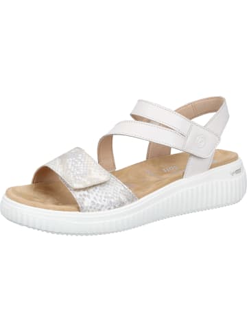 remonte Klassische Sandaletten in offwhite-gold/porzellan