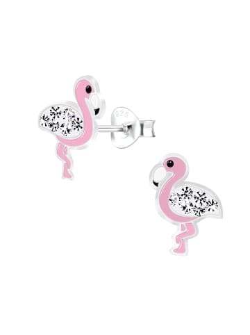 Alexander York Ohrringe, Ohrstecker FLAMINGO in 925 Sterling Silber