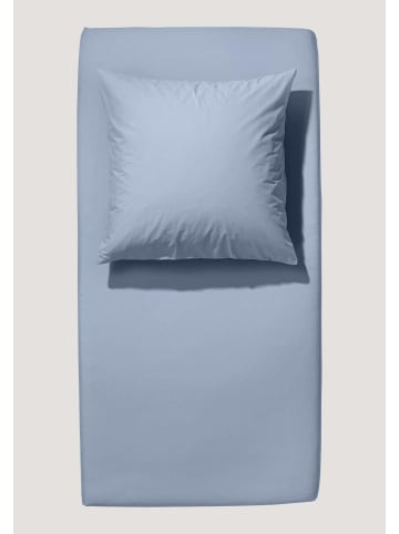 Hessnatur Hessnatur Jersey Spannbettlaken aus reiner Bio-Baumwolle in himmelblau