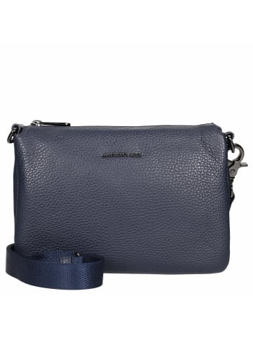 Mandarina Duck Mellow Leather Pochette - Abendtasche 23 cm (warm taupe) in dress blue