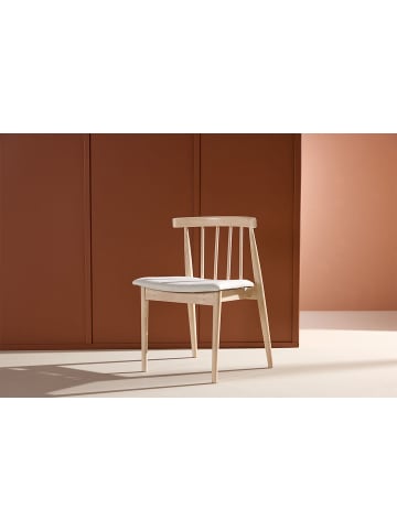 ebuy24 Esszimmerstuhl Flora Whitewash 2er Set
