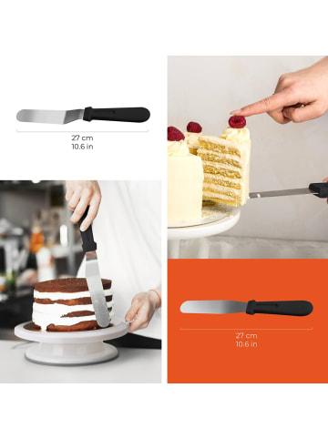 Wenburg Torten-Dekoratiosset mit Kuchenständer Starter Set Weiß