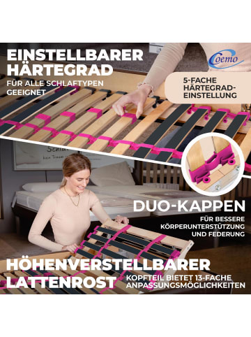 Coemo Lattenrost PINK DREAM in Natur