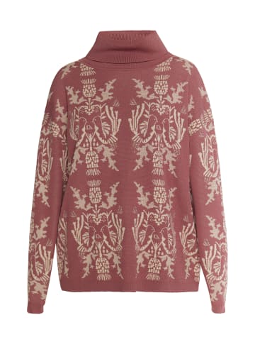 Usha Damen Strickpullover in Altrosa Creme