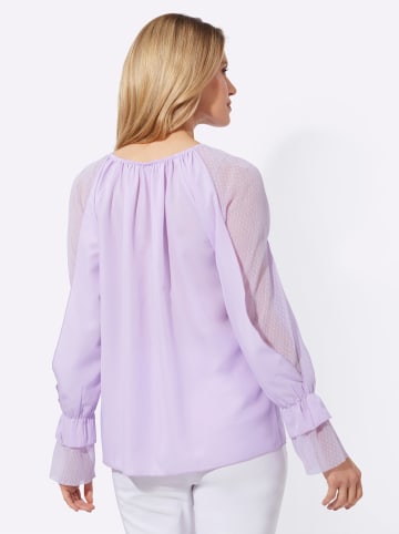 Sieh an! Tunika in flieder