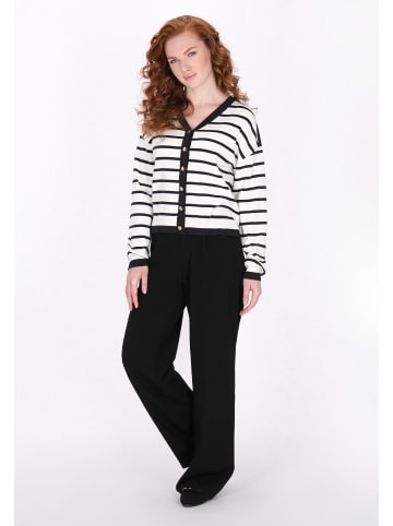 DreiMaster Women Cardigan in navy white stripe
