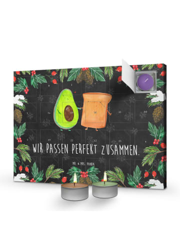 Mr. & Mrs. Panda Adventskalender Avocado Toast mit Spruch in Kreidetafel