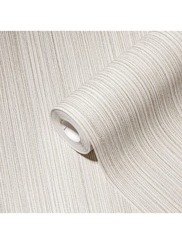 A.S. Création Tapete Vertical Motion in Cremeweiß