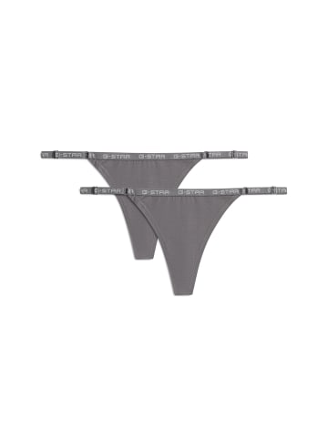 G-Star Raw G-String 2er-Pack steel grey