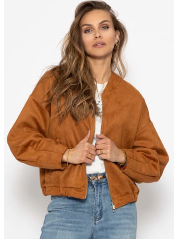 SASSYCLASSY Bomberjacke in Braun