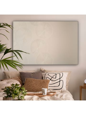 OnlyWow Leinwand Bilder Ecru