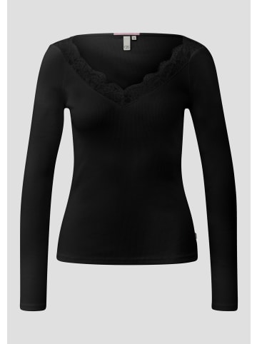 QS T-Shirt in 9999_schwarz