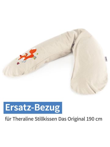 Theraline Ersatzbezug für Stillkissen Das Original in beige,motiv