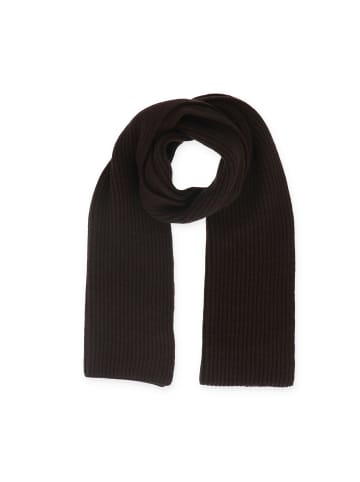 halsüberkopf Fangrippe Schal in Braun
