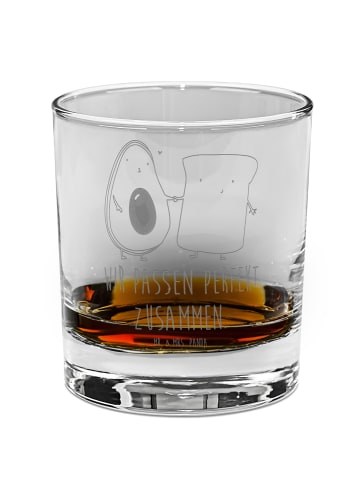 Mr. & Mrs. Panda Tumbler Avocado Toast mit Spruch in Transparent