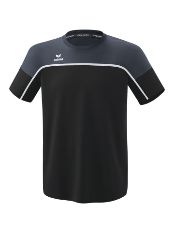 erima Kinder Change By Erima T-Shirt in black grey/slate grey/weiß