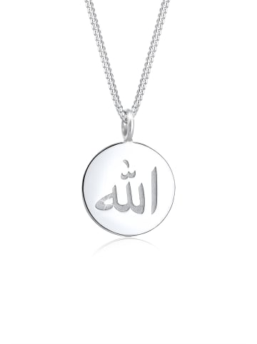 Elli Halskette 925 Sterling Silber Allahu Akbar in Silber