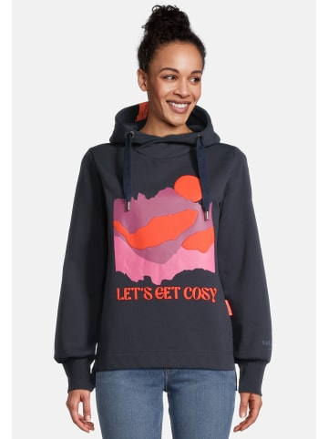 Salzhaut Hoodie SABBELTRIENE in Navy