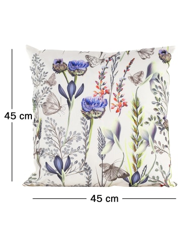 JACK Outdoor Dekokissen Motiv 45x45cm inkl. Füllung Schmetterlingswiese