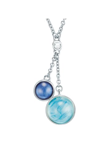 Lulu & Jane Halskette Metall-Legierung verziert mit Kristallen von Swarovski® in silber