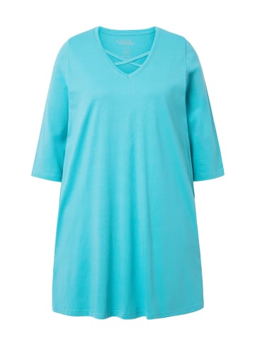 Ulla Popken Longshirt in türkisgrün