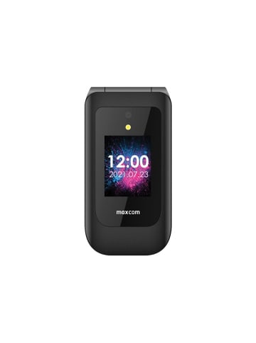 Maxcom Maxcom Comfort MM827 4G Klapphandy mit großem Display, SOS-Taste in Schwarz