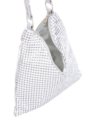 NAEMI Damen Handtasche in Silber