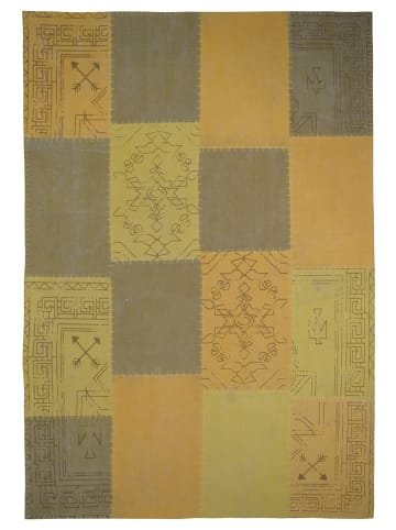 Kayoom Kurzflor Teppich Lyrical 210 in multi - gelb - rechteckig