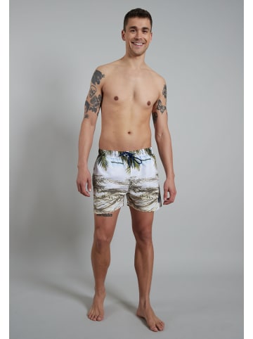 CECEBA Badehose Namur in grün-dunkel-multicolor1