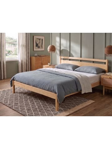 Beliani Doppelbett MERCURER in Braun - (W) 186 x (H) 80 x (L) 208 cm