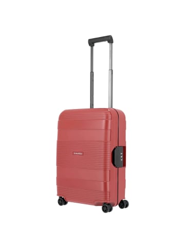 travelite Korfu - 4-Rollen-Kabinentrolley S 55 cm (rot) in rot
